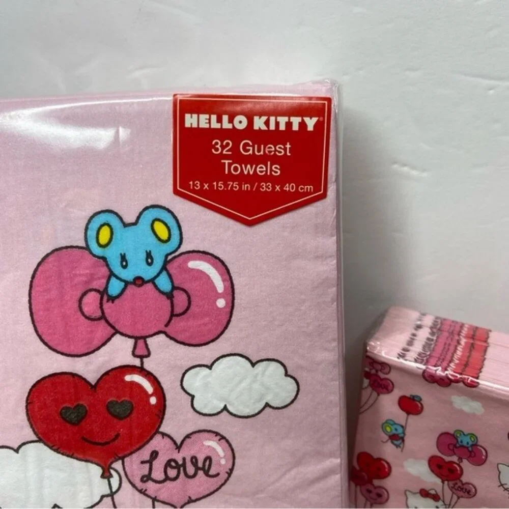 Hello Kitty Guest & Beverage Napkin Bundle NEW